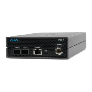 AJA IP25-R 25 GigE IP to 2x HDMI 2.0 and 4x 12G-SDI Converter