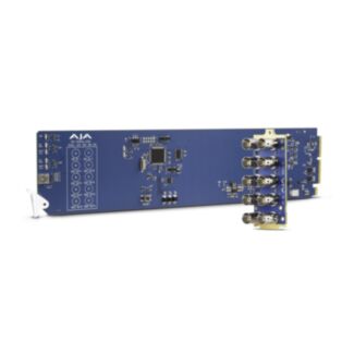 Aja Video Systems OG-12GDA-2X4 Dual 1x4 12G-SDI Distribution Amplifier, Dual Input Channels with 4x 12G-SDI Outputs, DashBoard Support