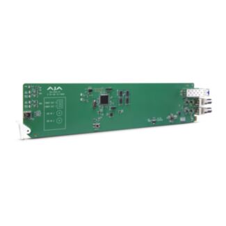 Aja Video Systems OG-FIDO-2T 2-Channel 3G-SDI to Single Mode LC Fiber Transmitter, DashBoard Support