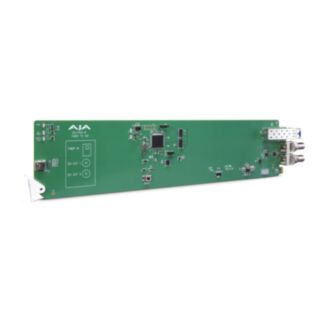 Aja Video Systems OG-FIDO-R 1-Channel Single Mode LC Fiber to 3G-SDI Receiver, DashBoard Support