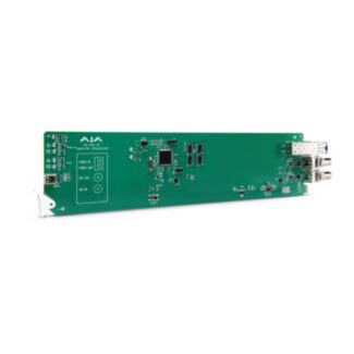 Aja Video Systems OG-FIDO-TR 1-Channel 3G-SDI/LC Single Mode LC Fiber Transceiver, DashBoard Support