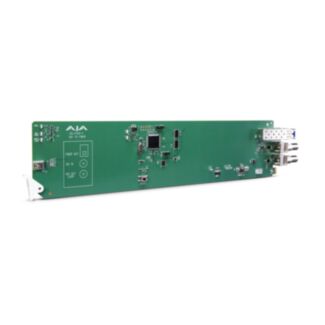 Aja Video Systems OG-FIDO-T 1-Channel 3G-SDI to Single Mode LC Fiber Transmitter, DashBoard Support