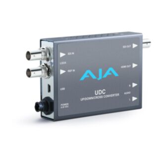 AJA UDC convertitore up/down/cross 3G-SDI con uscita audio sbilanciata a 2 canali