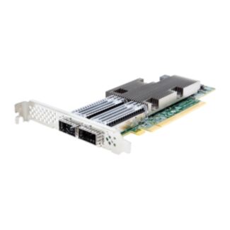 Atto Technology Porta doppia 100GbE x16 PCIe 4, profilo basso, modulo(i) QSFP28 venduto separatamente