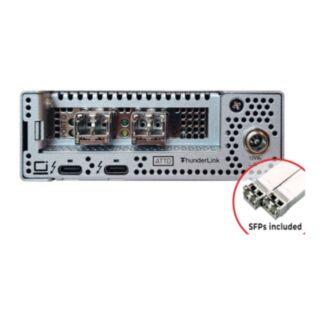 ATTO TLFC-5642-DE0 Thunderbolt 5 to 64Gb Fibre Channel with (2) SFP+ modules, Desktop, EMEA