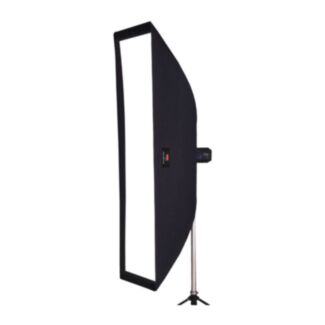 Aurora Softbox Strip arretrato 30x180 cm argento