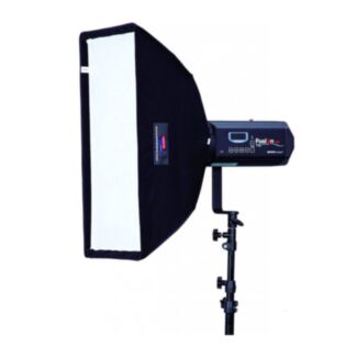 Aurora Softbox Strip arretrato 30x90 cm argento