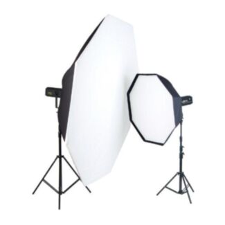 Aurora Softbox Octa arretrato diam. 90 cm argento