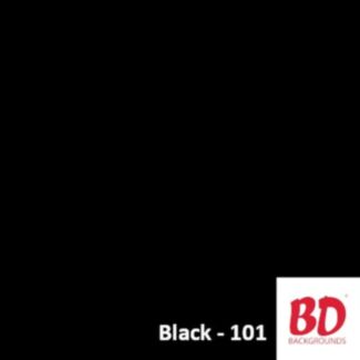BD Background paper backdrop 3.56 x 32 m Black 101