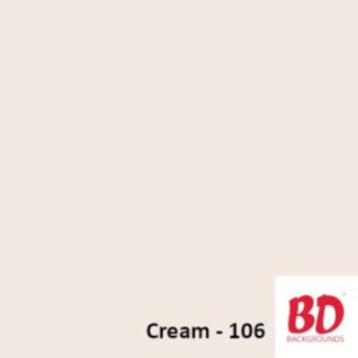BD Background paper backdrop 1.36 x 11 m Cream 106