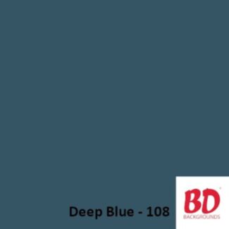 BD Background paper backdrop 1.36 x 11 m Deep Blue 108