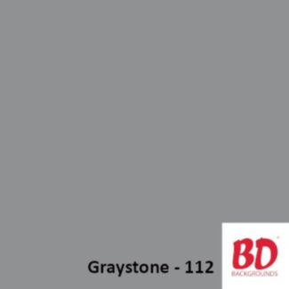 BD Background paper backdrop 1.36 x 11 m Graystone 112