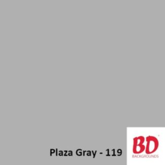 BD Background paper backdrop 1.36 x 11 m Plaza Gray 119