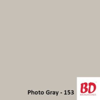 BD Background paper backdrop 1.36 x 11 m Photo Gray 153