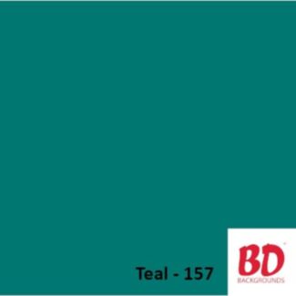BD Background paper backdrop 1.36 x 11 m Teal-Blue 157