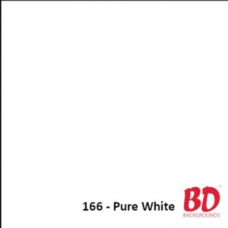 BD Background paper backdrop 1.36 x 11 m Pure White 166