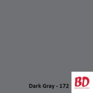 BD Background paper backdrop 2.72 x 11 m Dark Gray 172