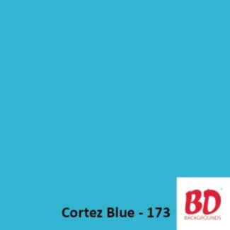 BD Background paper backdrop 1.36 x 11 m Cortez Blue 173