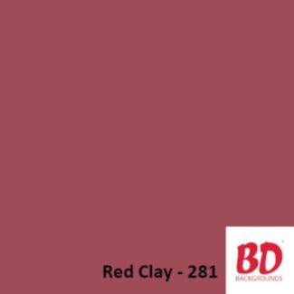 BD Background paper backdrop 1.36 x 11 m Red Clay 281