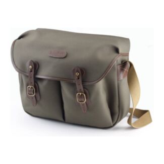 Billingham Borsa Hadley Large FibreNyte Verde Salvia/Bordi Cuoio cioccolato