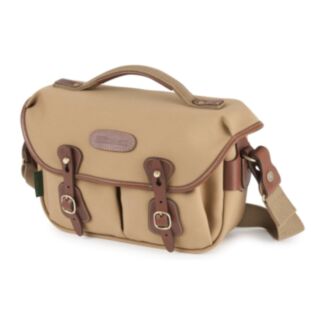 Billingham Borsa Hadley Small Pro Tela Khaki/Bordi Cuoio marrone chiaro + finiture ottone