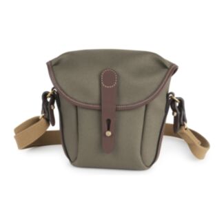 Billingham Borsa per binocolo Galbin 8 FibreNyte Verde Salvia/Bordi Cuoio cioccolato