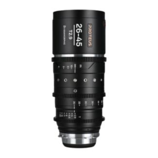 Laowa Proteus Zoom 2X 26-45mm T2.9 flare argento, scala in piedi, anamorfico PL/EF