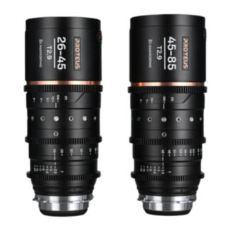 Laowa Kit obiettivo Proteus Zoom 2X Ambra Feet Anamorphic 2-Lenti 26-45mm+ 45-85mm per Arri PL/Canon EF- Cine Scala