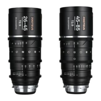 Laowa Kit obiettivo Proteus Zoom 2X Silver Feet Anamorphic 2-Lenti 26-45mm+ 45-85mm per Arri PL/Canon EF- Cine Scala