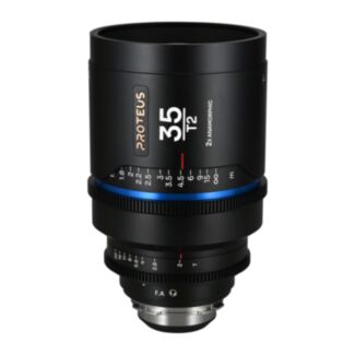 Laowa Proteus 2X 35mm T2 flare blu, scala metrica, anamorfico PL/EF