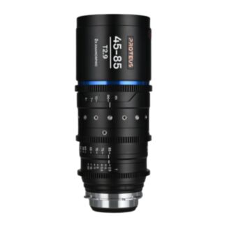 Laowa Proteus Zoom 2X 45-85mm T2.9 flare blu, scala in piedi, anamorfico PL/EF