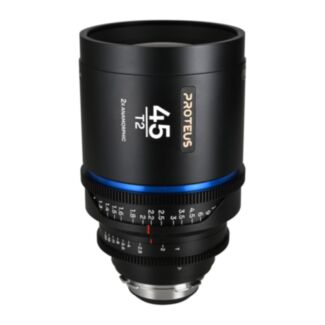 Laowa Proteus 2X 45mm T2 flare blu, scala metrica, anamorfico PL/EF
