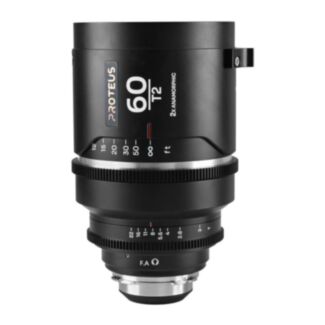 Laowa Proteus 2X 60mm T2 silver flare, feet scale, anamorphic PL/EF