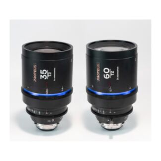 Laowa Kit obiettivo Proteus 2X 35mm+60mm Blu Cine Feet Anamorphic 2-Lenti per Arri PL/Canon EF Scala