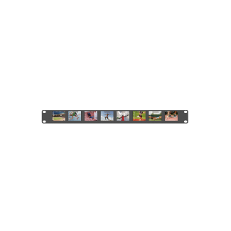 Lilliput RM-0208S – 8x 2 inch SDI, 1U rack-mountable monitor with Daisy-Chain, Remote Control