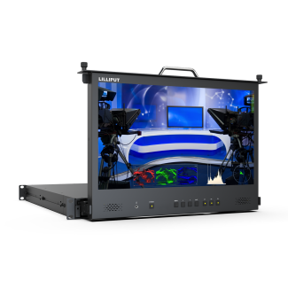 Lilliput RM-1731 – 17.3 inch HDMI, 1U rack-mountable monitor with Daisy-Chain, Remote Control