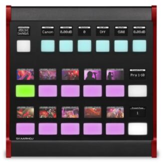 SKAARHOJ Frame Shot Pro Black and Red presets controller for Canon RC-SK5