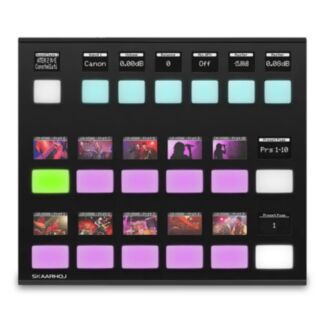 SKAARHOJ Frame Shot Pro Slim Black preset and macro controller with color displays