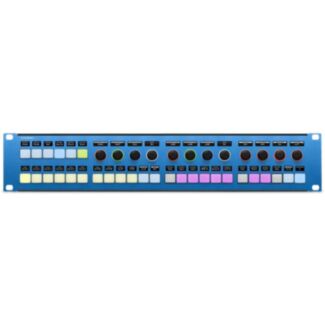 SKAARHOJ Rack Control Duo 2U rack controller with buttons and encoders