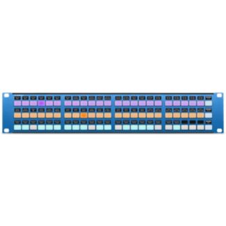 SKAARHOJ Rack Fly Trio 2U rack button panel with 72 buttons