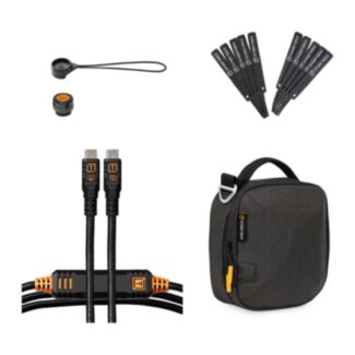 Tether Tools Starter kit with USB-C to 2.0 Mini B 8 pin 4.6m orange