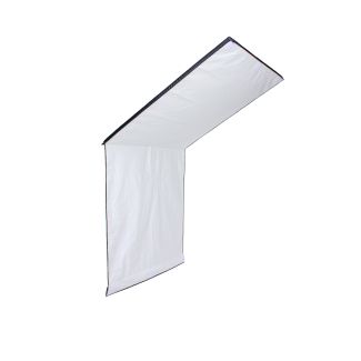 Aurora Reflective Panel Silver/White 122x122cm for Floppy Flag