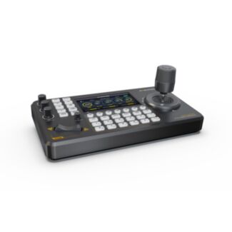 AVMatrix PKC3500-NDI – PTZ camera controller with joystick and 5 inch screen, NDI|HX2, ONVIF, VISCA over IP, Pelco and PoE