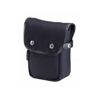 Billingham Delta FibreNyte Pocket Black/Black Leather Edges + Nickel Trim