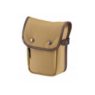 Billingham Delta Pocket FibreNyte Khaki/Chocolate Leather Edges