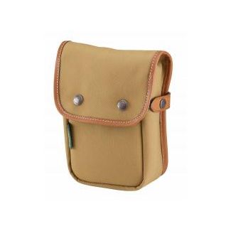 Billingham Delta Pocket FibreNyte Khaki/Tan Leather Edges + Brass Hardware