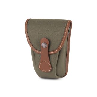 Billingham Pocket AVEA07 FibreNyte Sage Green/Light Brown Leather Edges + Brass Trim