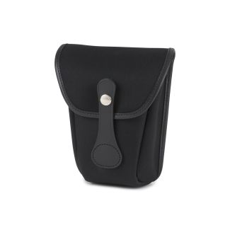 Billingham Pocket AVEA08 Black Canvas/Black Leather Edges + Nickel Finishes