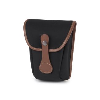 Billingham Pocket AVEA08 Black Canvas/Light Brown Leather Edges + Brass Trim