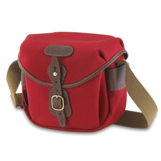 Billingham Hadley Digital Bag Burgundy Canvas/Chocolate Leather Trim